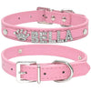 Personalized Cat Rhinestone Puppy Small Dogs Collar