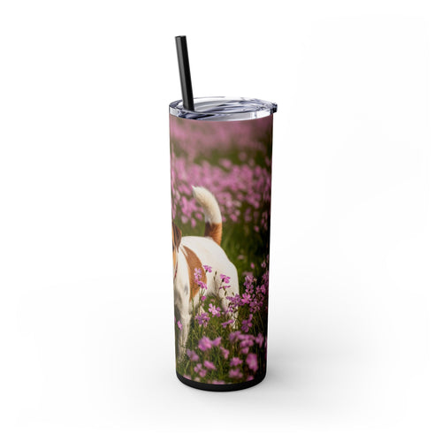 Skinny Tumbler with Straw – 20 oz Stainless Steel Cup