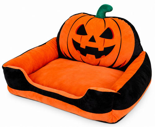 Jack-O'-Lantern Halloween Pet Sofa Bed