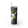 Skinny Tumbler with Straw – 20 oz Stainless Steel Cup