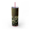 Skinny Tumbler with Straw – 20 oz Stainless Steel Cup