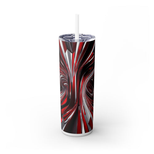 Skinny Tumbler with Straw – 20 oz Stainless Steel Cup