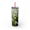Skinny Tumbler with Straw – 20 oz Stainless Steel Cup