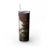 Skinny Tumbler with Straw – 20 oz Stainless Steel Cup