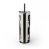 Skinny Tumbler with Straw – 20 oz Stainless Steel Cup