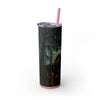 Skinny Tumbler with Straw – 20 oz Stainless Steel Cup