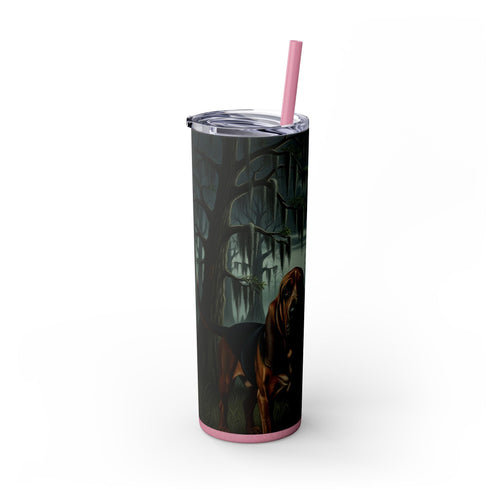 Skinny Tumbler with Straw – 20 oz Stainless Steel Cup