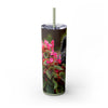 Skinny Tumbler with Straw – 20 oz Stainless Steel Cup