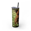 Skinny Tumbler with Straw – 20 oz Stainless Steel Cup