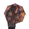 48 Semi-Automatic Umbrella – Windproof Large Travel Rain Umbrella