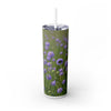 Skinny Tumbler with Straw – 20 oz Stainless Steel Cup