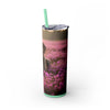 Skinny Tumbler with Straw – 20 oz Stainless Steel Cup