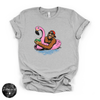 Bigfoot Floating Tee | Funny Summer Sasquatch Graphic T-Shirt