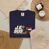 Jesus Retro Graphic T-Shirt — “J.E.SUS The  Real Eternal Hero” Christian Vintage Tee
