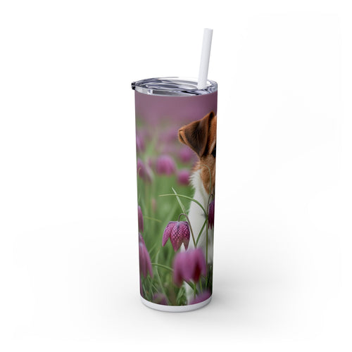Skinny Tumbler with Straw – 20 oz Stainless Steel Cup