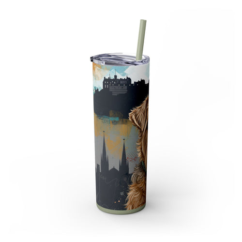 Skinny Tumbler with Straw – 20 oz Stainless Steel Cup