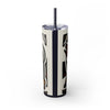 Skinny Tumbler with Straw – 20 oz Stainless Steel Cup