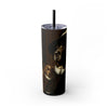 Skinny Tumbler with Straw – 20 oz Stainless Steel Cup
