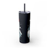 Skinny Tumbler with Straw – 20 oz Stainless Steel Cup