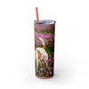 Skinny Tumbler with Straw – 20 oz Stainless Steel Cup