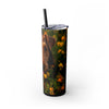 Skinny Tumbler with Straw – 20 oz Stainless Steel Cup