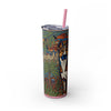 Skinny Tumbler with Straw – 20 oz Stainless Steel Cup
