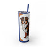 Skinny Tumbler with Straw – 20 oz Stainless Steel Cup