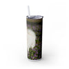 Skinny Tumbler with Straw – 20 oz Stainless Steel Cup