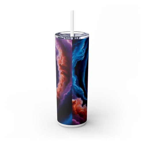 Skinny Tumbler with Straw – 20 oz Stainless Steel Cup