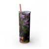 Skinny Tumbler with Straw – 20 oz Stainless Steel Cup