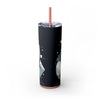 Skinny Tumbler with Straw – 20 oz Stainless Steel Cup