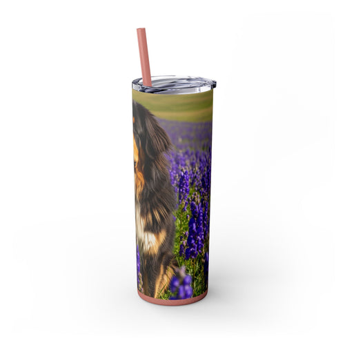 Skinny Tumbler with Straw – 20 oz Stainless Steel Cup