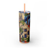 Skinny Tumbler with Straw – 20 oz Stainless Steel Cup