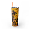Skinny Tumbler with Straw – 20 oz Stainless Steel Cup