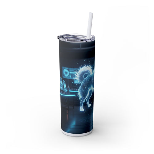 Skinny Tumbler with Straw – 20 oz Stainless Steel Cup