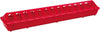 Little Giant 20 Plastic Flip-Top Poultry Ground Feeder, Red Chickens Birds