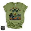 Howdy Pumpkin Alien Tee | Cute Western Halloween Alien Graphic T-Shirt