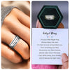 New Relief Rotatable Letters Rotatable Decompression Anxiety Ring