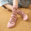 Coral Velvet Warm Sleeping Towel Socks