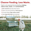 RentACoop 40 lb Automatic Treadle Chicken Feeder