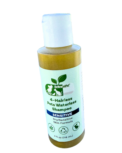 4-HAIRLESS PETS SENSITIVE WATERLESS SHAMPOO