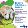 Water Frog eTray - Shallow Slow Feeder Dog Bowl for Enrichment | USA Made