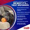 Jack O' Lantern eDispener Durable Rubber Chew Toy & Treat Dispenser