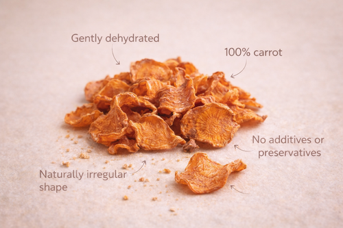 Carrot Chips for Dogs | Crunchy Treat | Whisker & Tail Co.