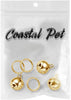 Coastal Pet Round Dog Bells Collar Decoration, 1-Inch Gold (3-Count) (Walmart)