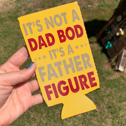 Personalized It's Not A Dad Bod Can Cooler | Custom Dad Photo Can Holder | Gift for Dad | Father's Day Gift Idea 682427
