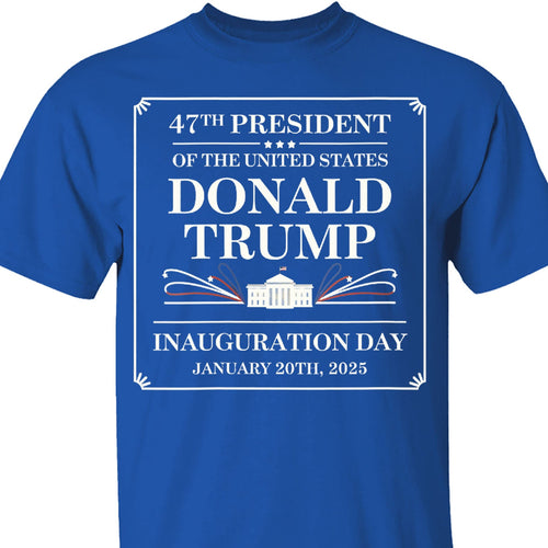 Women A New Term Begins Donald Trump Inauguration 2025, 47th US President Inauguration Shirt, Trump Vance 2025 Inauguration Shirt Dark T1700 - GOP