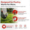 48 Electric Poultry Fencing - Suitable for Chickens, Ducks, Turkeys, and Other Poultry