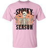 Spooky Season Retro Skull Smiley Face Halloween Shirt, Trendy Halloween Shirt 776V2