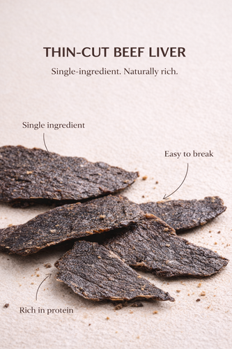 Beef Liver for Dogs & Cats | Nutrient-Rich Treat | Whisker & Tail Co.